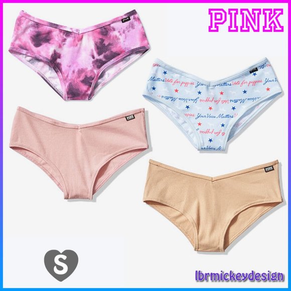 PINK Victoria's Secret Other - 4 PINK VS Cotton Cheeksters S